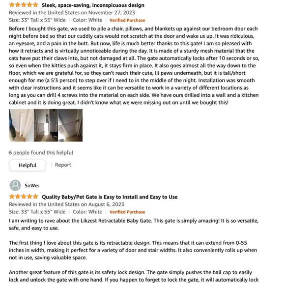 Retractable Gate/Mesh for Baby and Pet - Picture 7 of 7